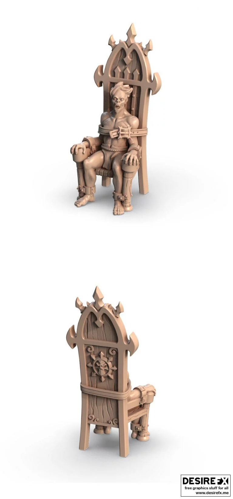 动漫《咒术回战》角色虎杖悠仁 3D打印模型|Chair