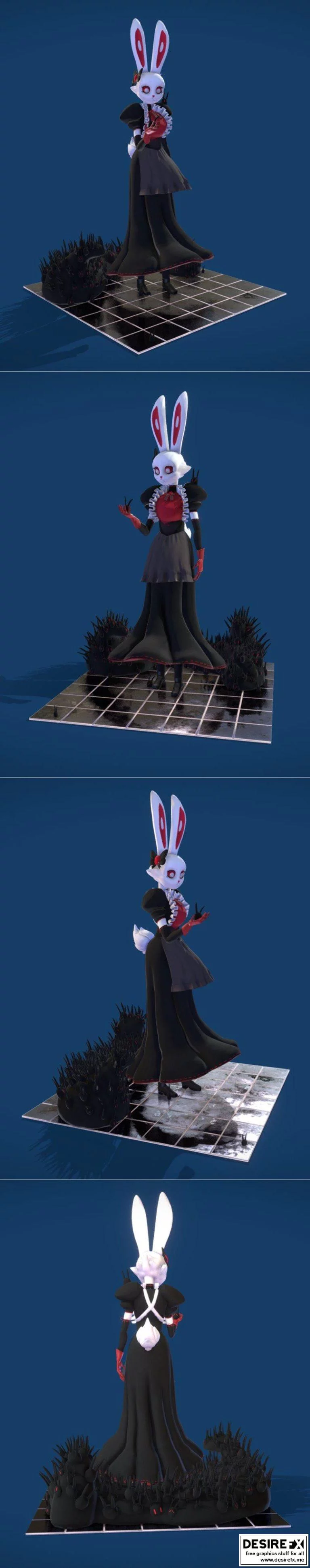 BunWitch 3D打印角色模型|DAE Character Assignment – BunWitch