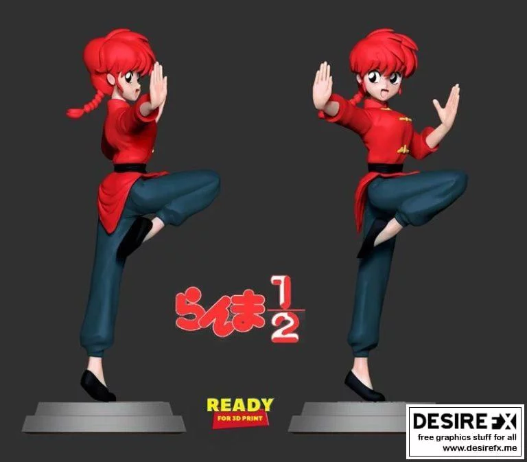 Ranma 1/2 3D打印模型集|Ranma
