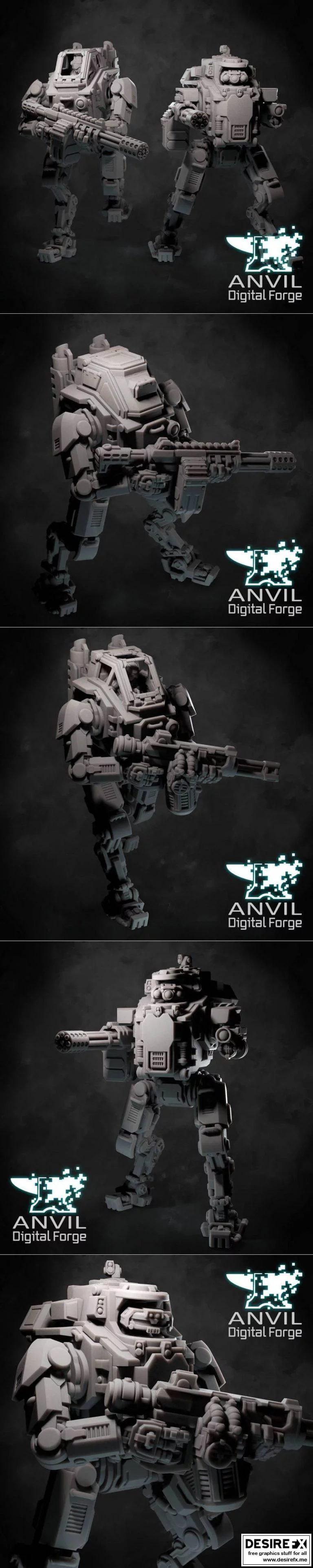 Anvil Digital Forge – 光刃突击机甲|Anvil Digital Forge – Light Assault Mech