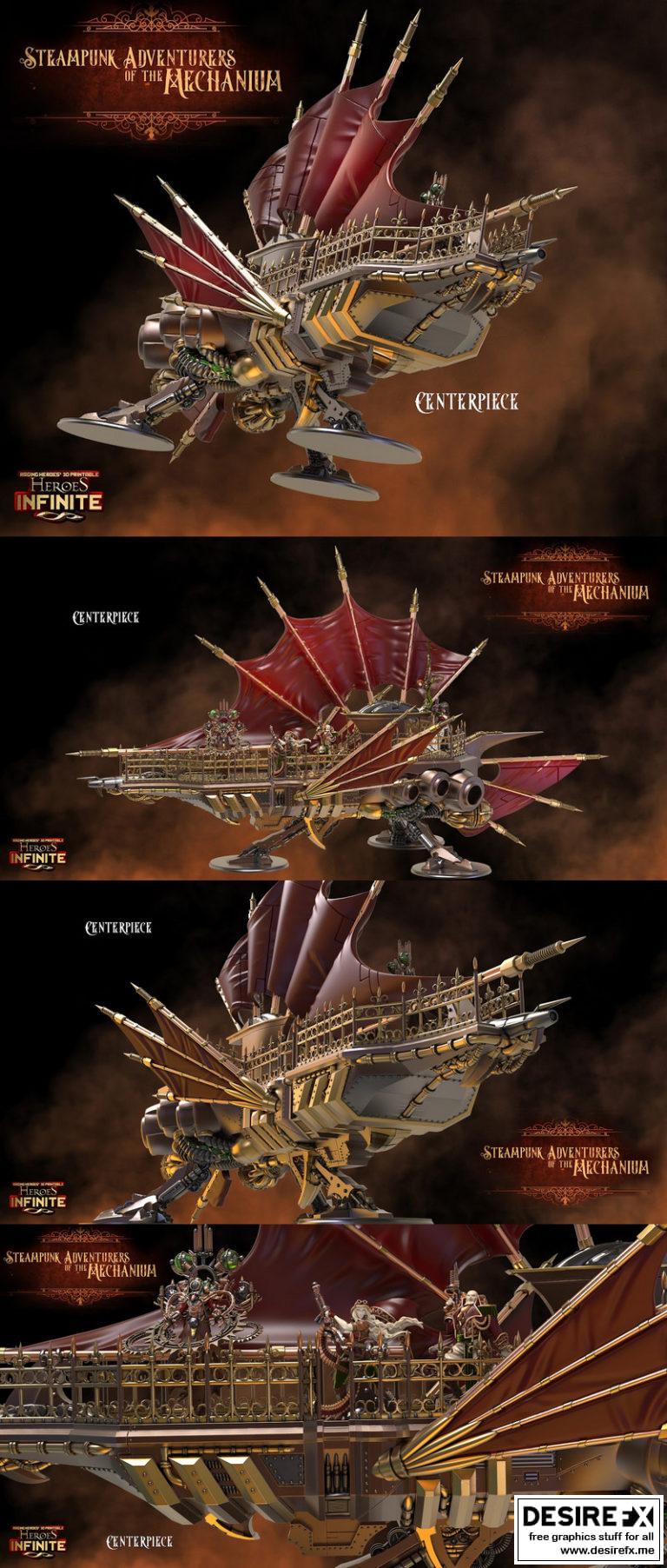 机械之心的蒸汽冒险|Steampunk adventures of mechanium – Centerpice