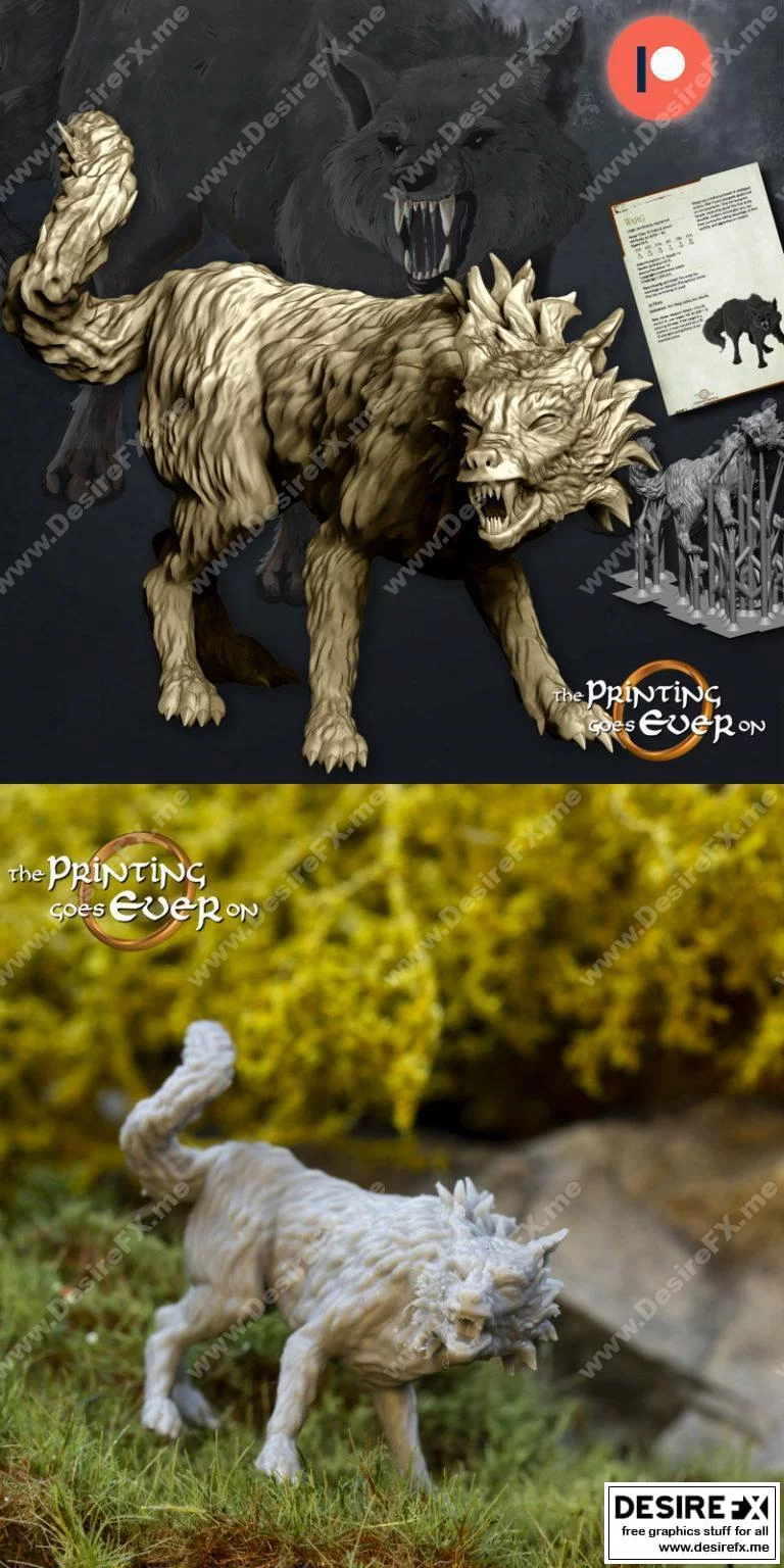 Wild Warg 3D打印模型|Wild Warg – A