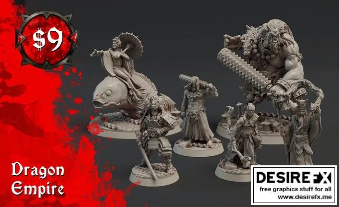 龙帝国动漫《龙之子》3D打印模型|Dragon Empire