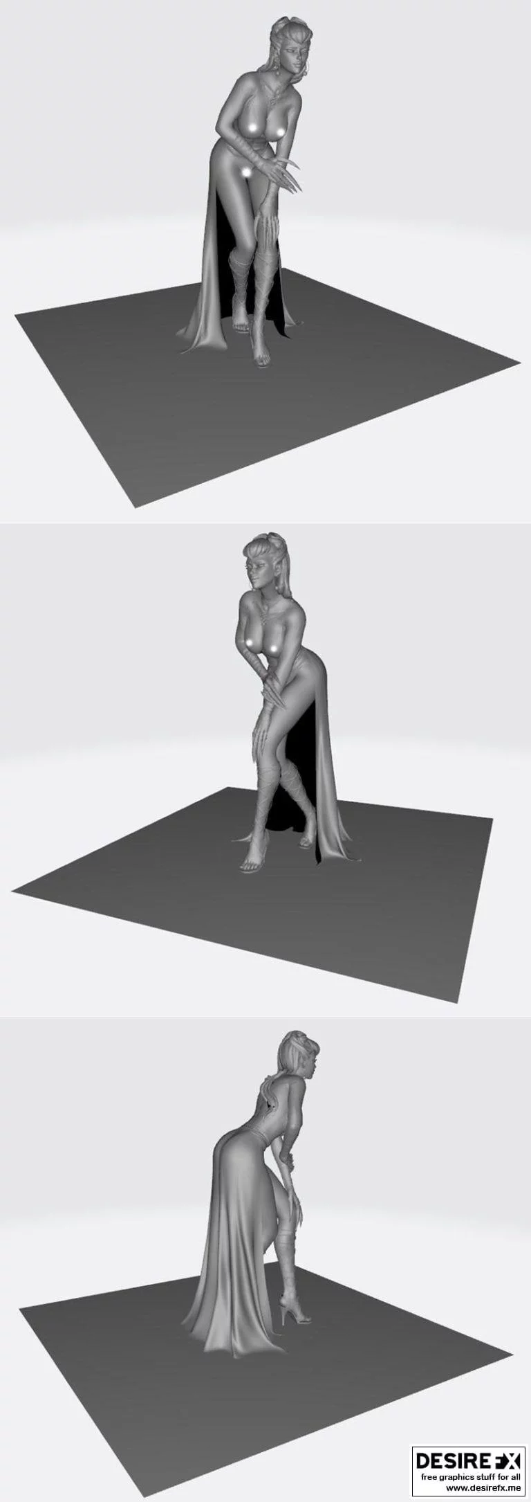 Evelyn中的3D打印模型：动漫角色精细复刻|Evelyn