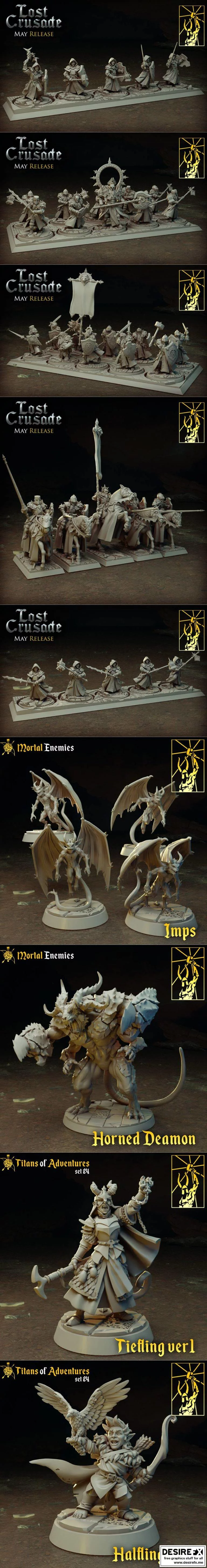 Titan Forge迷你模型——失落的十字军战役|Titan Forge Miniatures – Lost Crusade May 2022