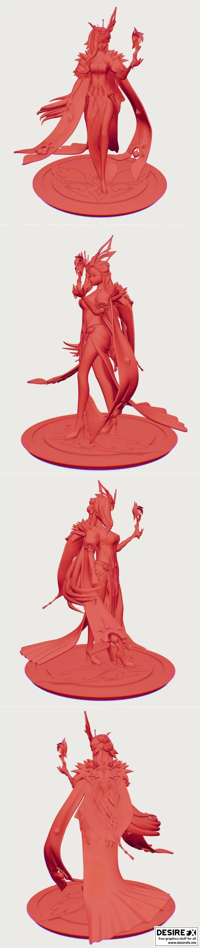 genshin impact 丽莎 3d打印模型|La Signora Genshin Impact