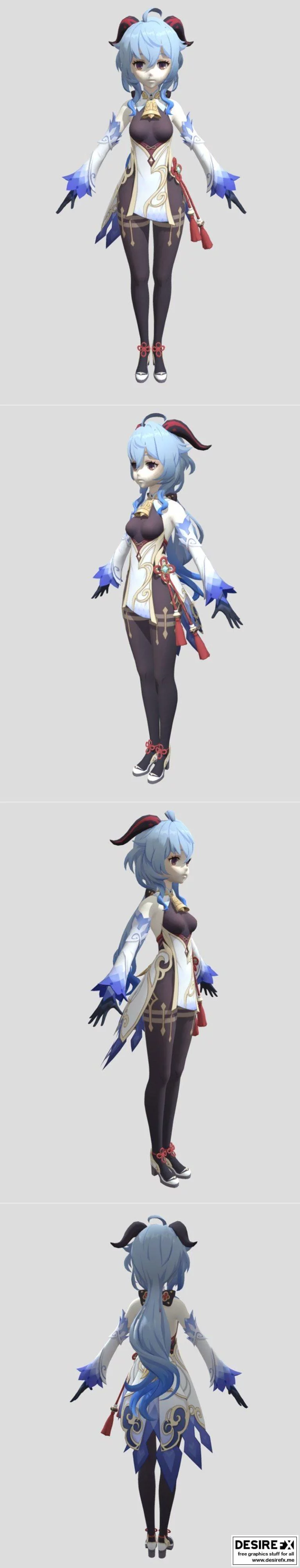 Ganyu 3D打印模型|Ganyu