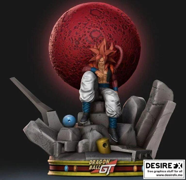 Gogeta SSJ4 3D打印模型|Gogeta SSJ4