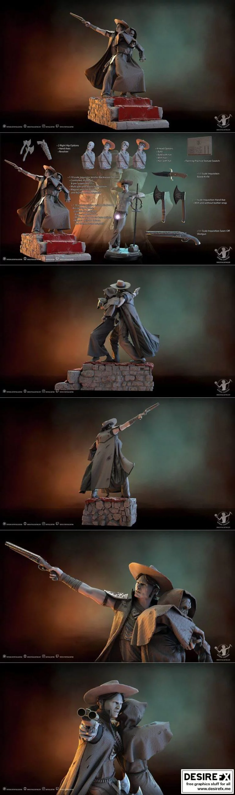 Ritual Casting – Inquisitor Jericho 3D打印模型|Ritual Casting – Inquisitor Jericho June 2022