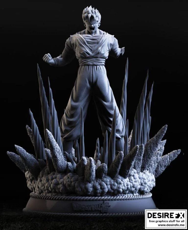 Gohan 3D打印模型|Gohan Adult v2