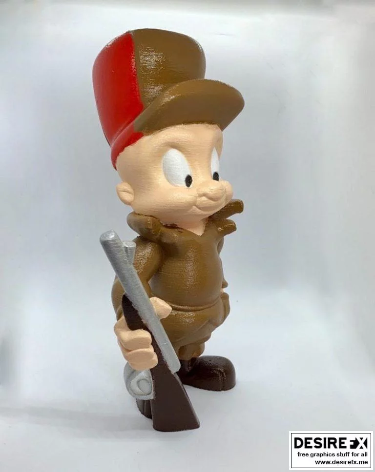 3D打印模型：兔八哥登场|Elmer Fudd
