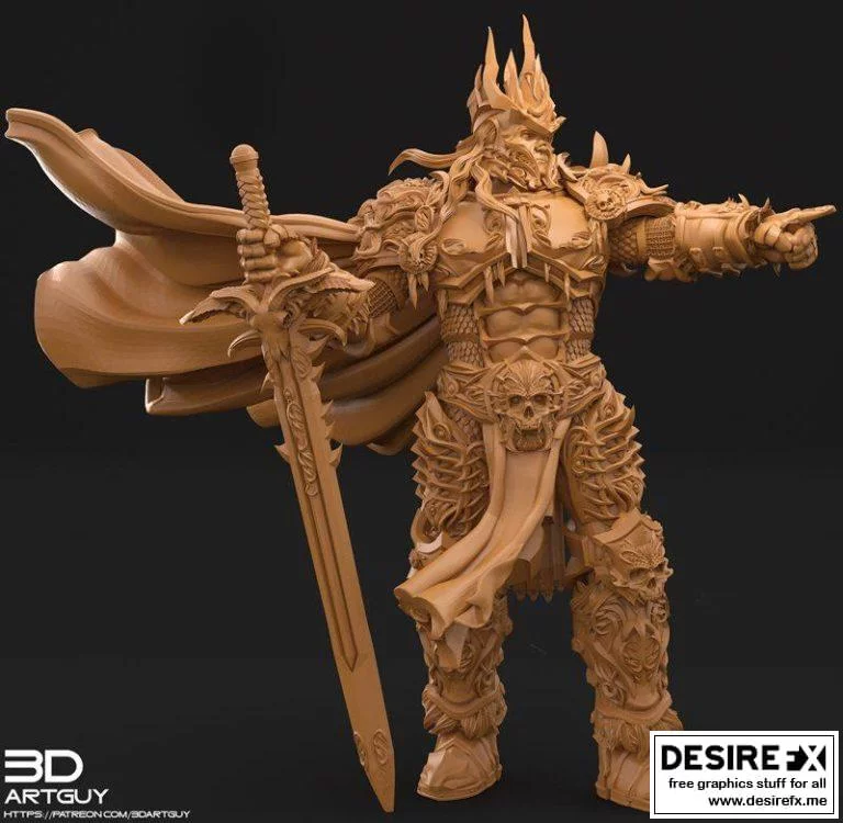 背叛之王 二式 3D打印模型|Betrayer King Pose Two