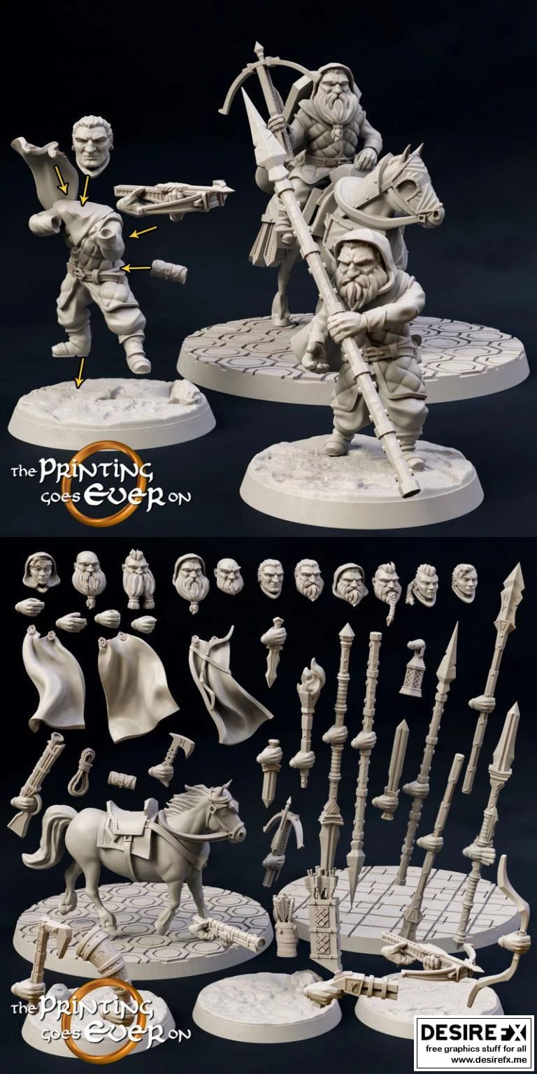 模块化矮人游侠|Modular Dwarven Rangers