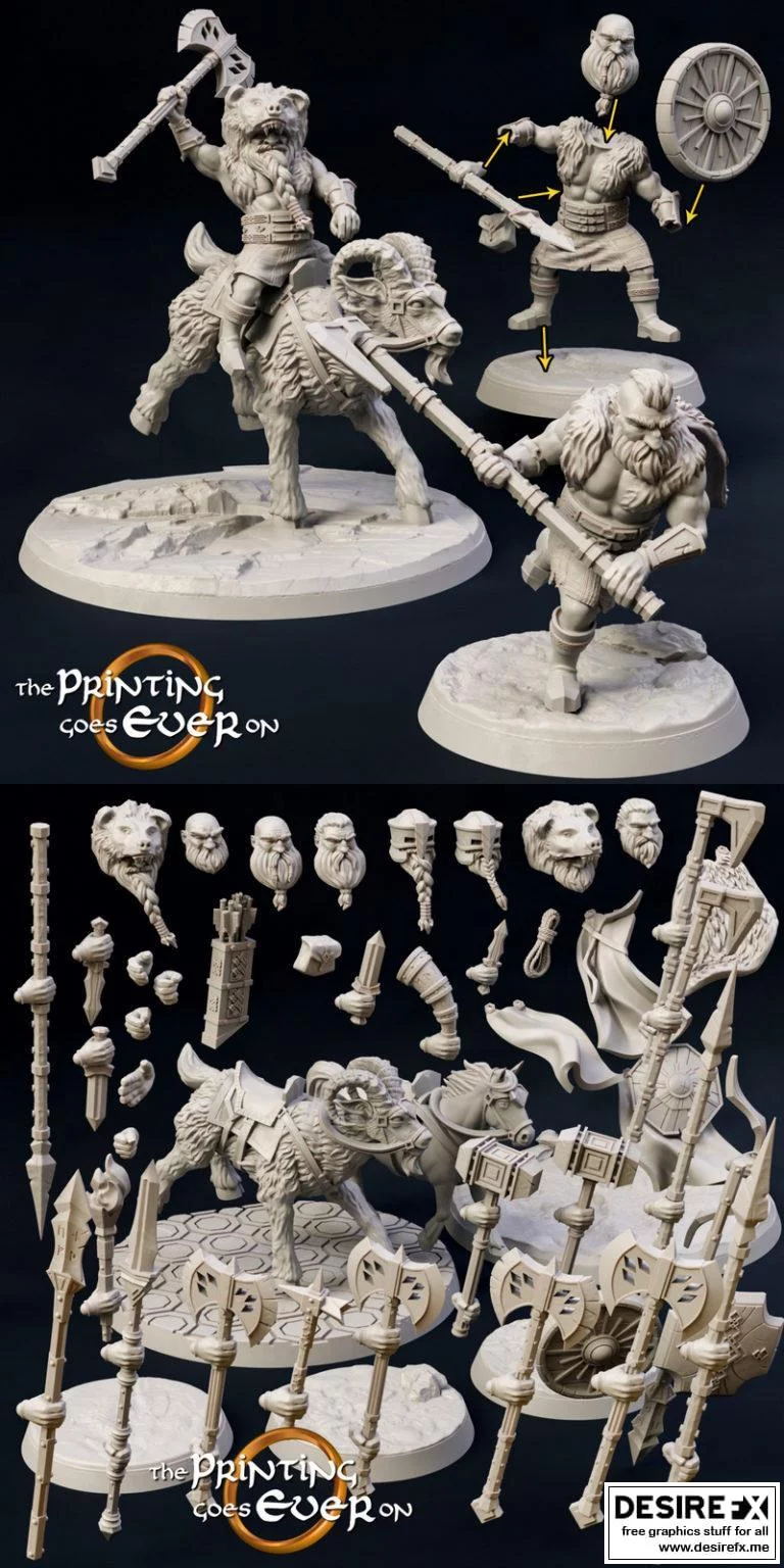 模块化矮人狂战士|Modular Dwarven Berserkers