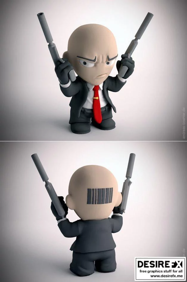 3D打印模型：暗黑骑士——《黑客帝国》中的尼奥|Hitman