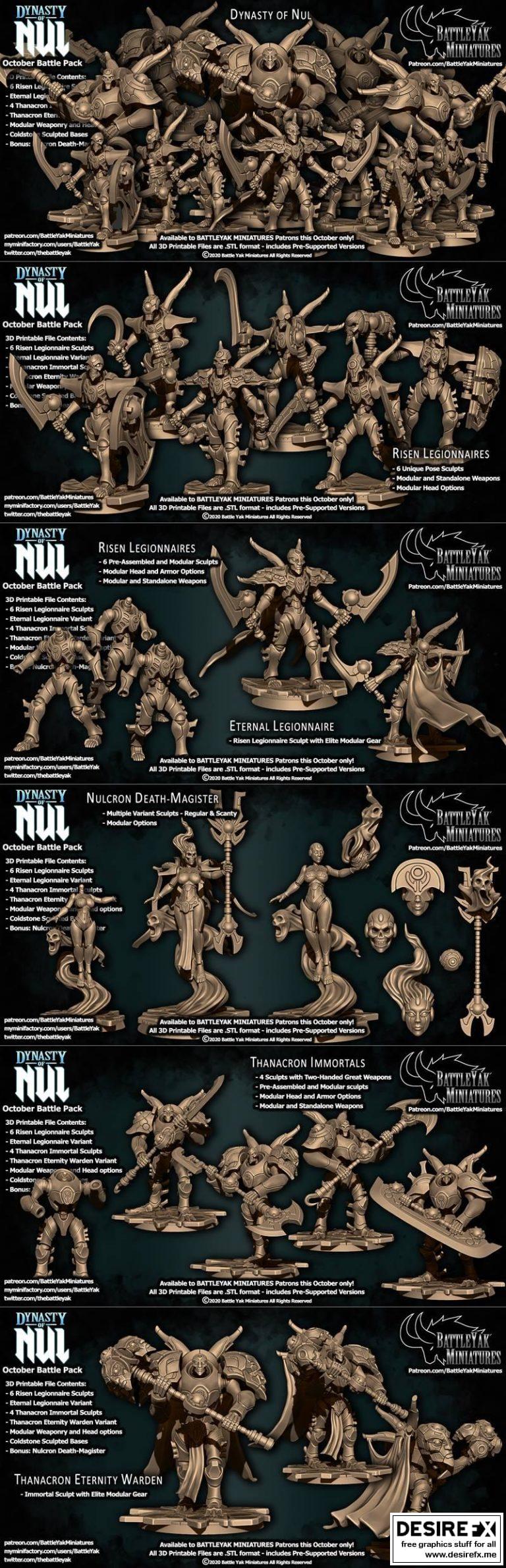 努尔王朝：战 Yak 3D打印模型|Battle Yak – Dinasty of Nul