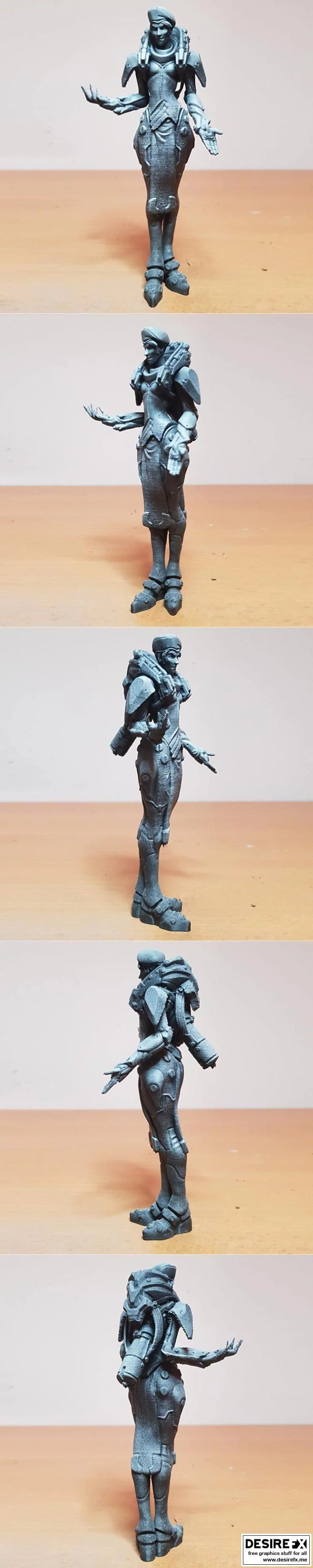 黑鸦皮肤3D打印模型|Moira Blackwatch Skin – Overwatch