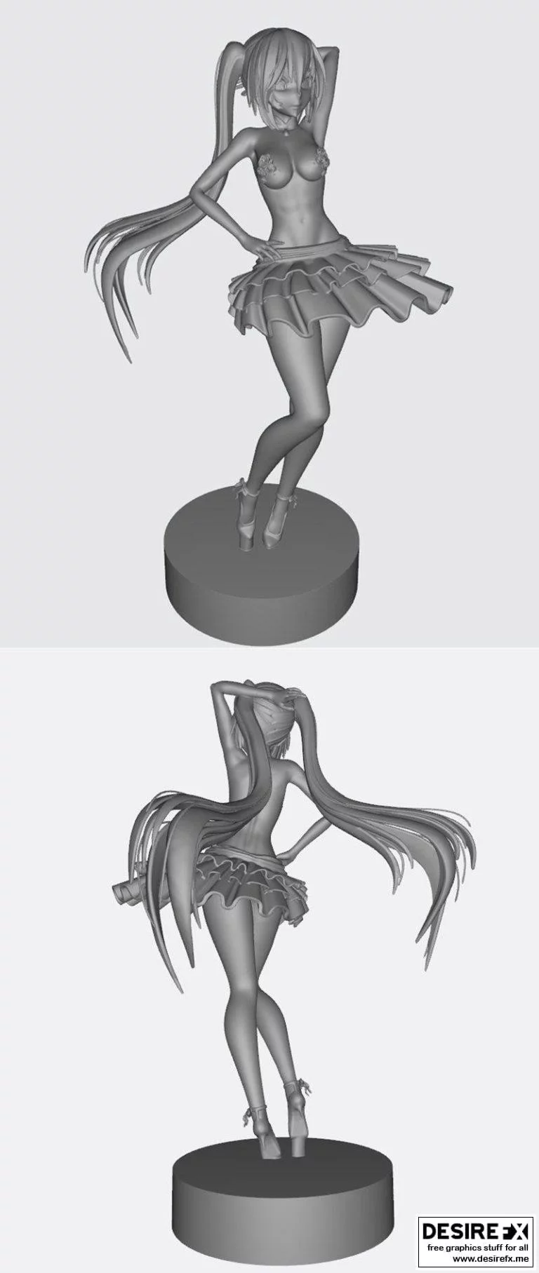 活泼舞者3D打印模型|Playful Dancer