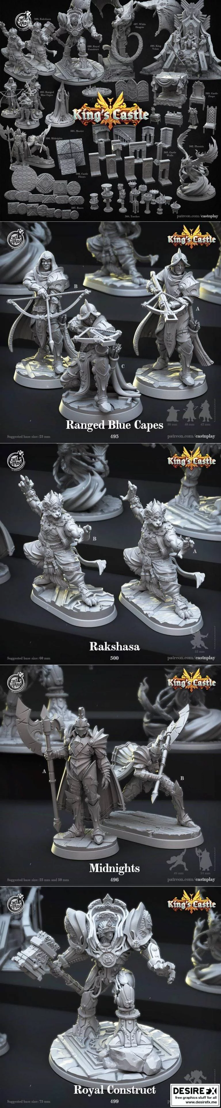 Cast N Play – 《王座之塔》2022款3D打印模型|Cast N Play – King’s Castle March 2022