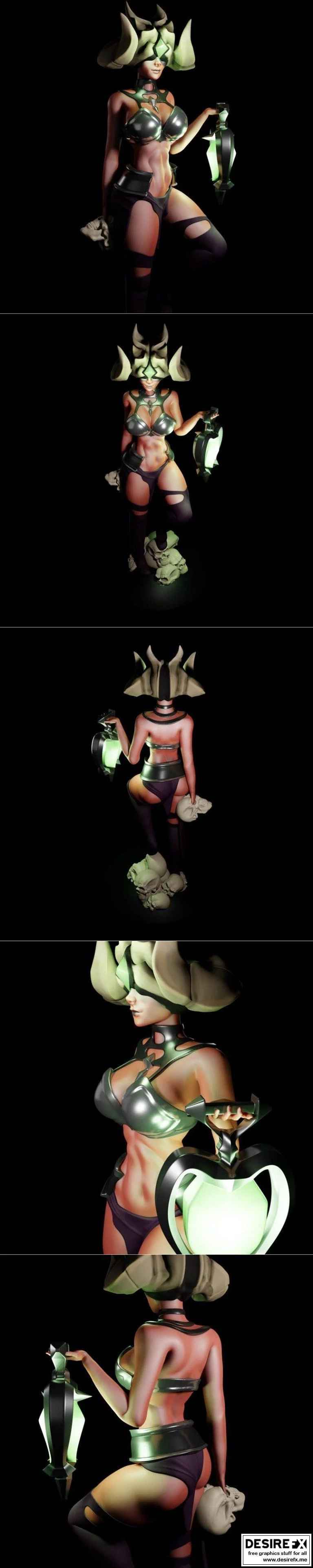 Seris Qbarkz 3D打印模型|Succubus – Seris – Qbarkz