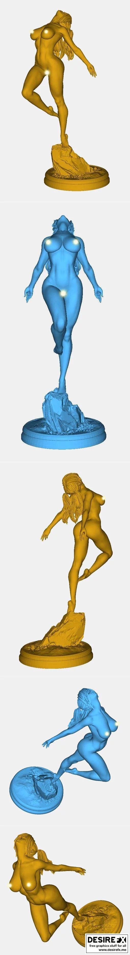 3D打印少女芭蕾舞者模型|Bale dancing girl