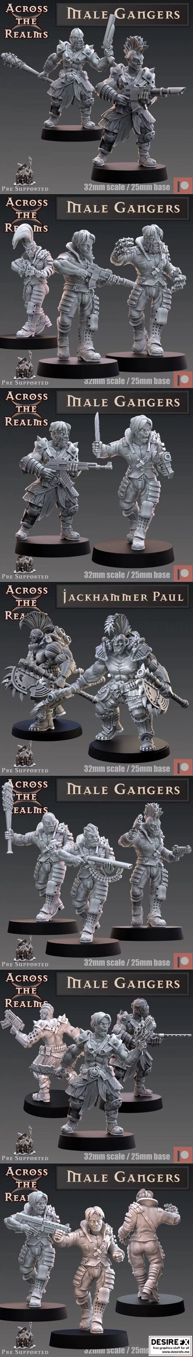 穿越 realms 2022：动漫游戏角色3D打印模型精选|Across The Realms January 2022