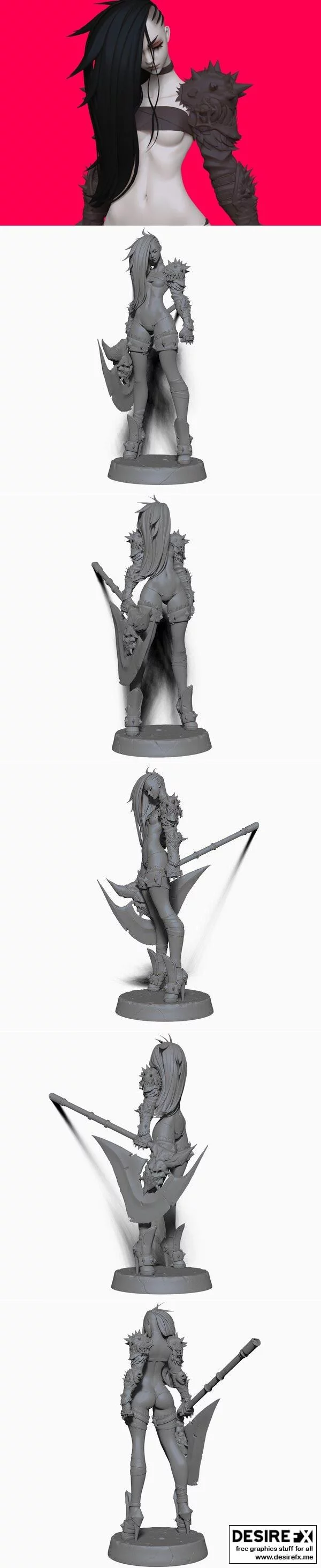 Fury ready for《战神》角色模型3D打印版|Fury ready for