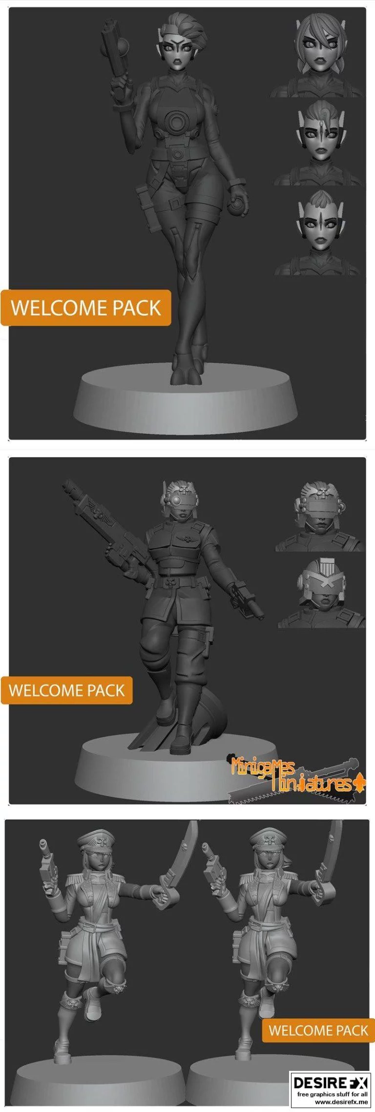 迷你游戏迷你模型——2022年4月欢迎礼包|Minigames Miniatures – Welcome Pack April 2022