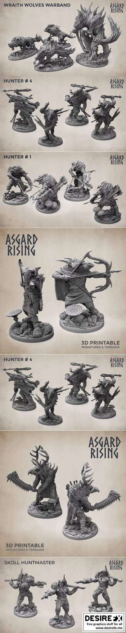 阿斯加德崛起 2020 3D打印模型集|Asgard Rising May 2020