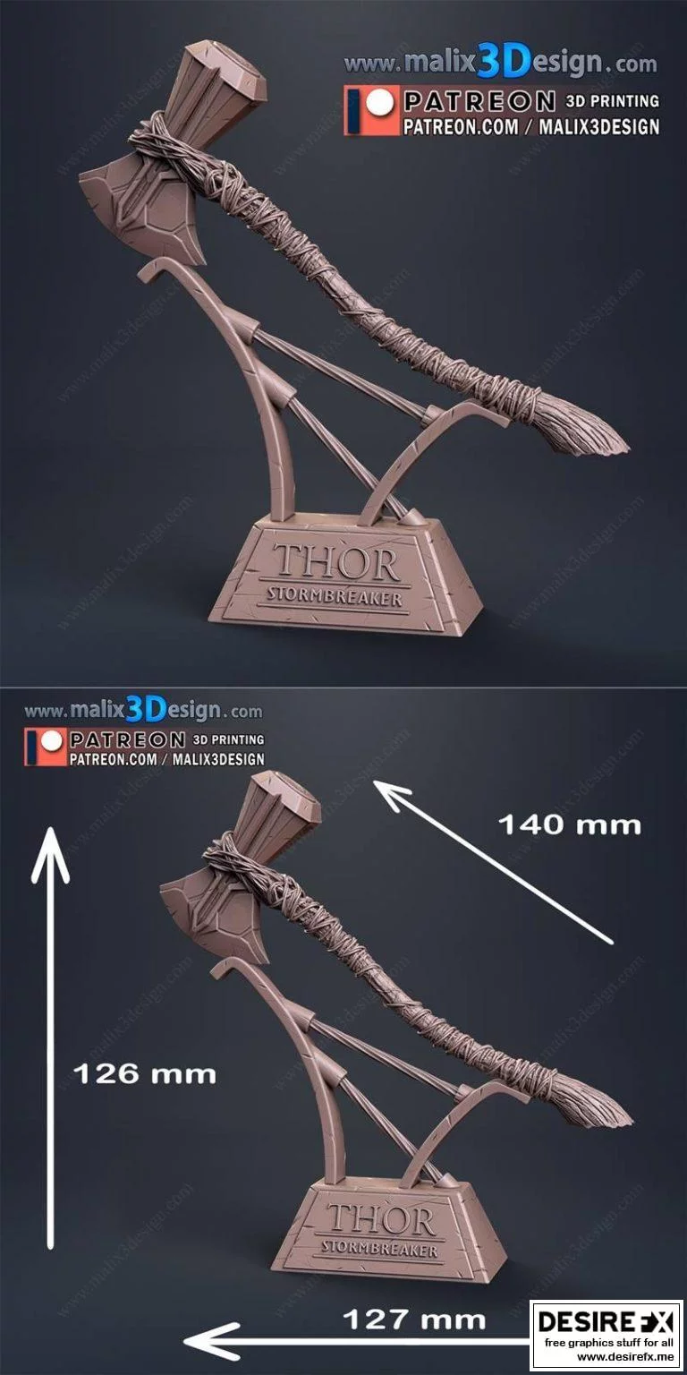 风暴之破——《风暴破》角色3D打印模型|Stormbreaker