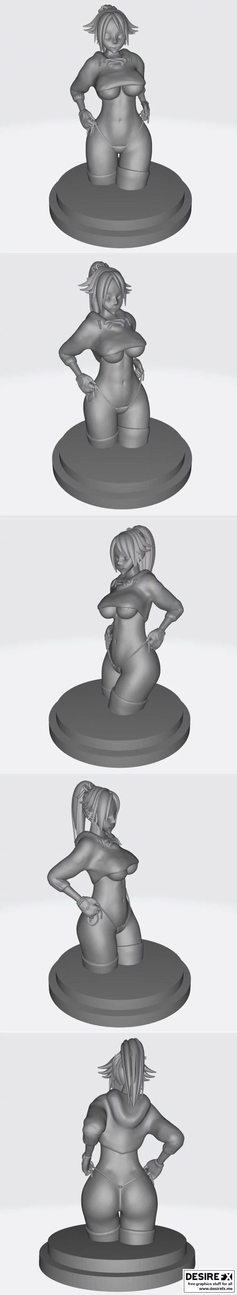 bleach 3D打印模型 - Kunoichi|Kunoichi Bleach Minis