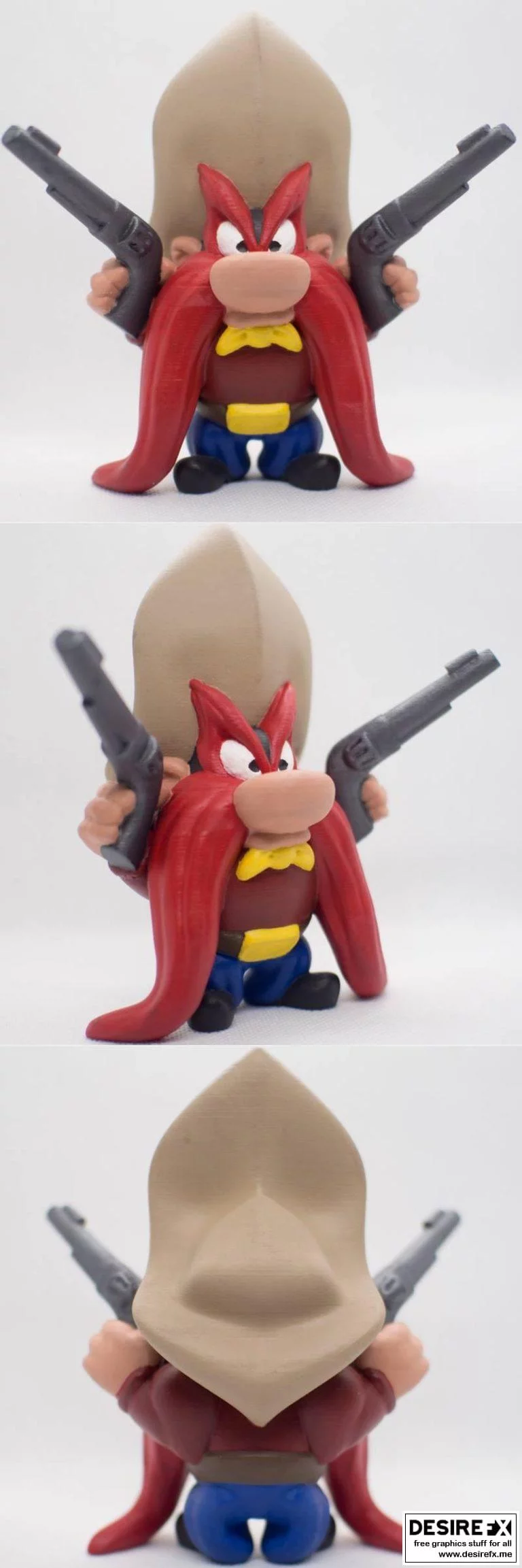 Yosemite Sam 3D打印模型|Yosemite Sam