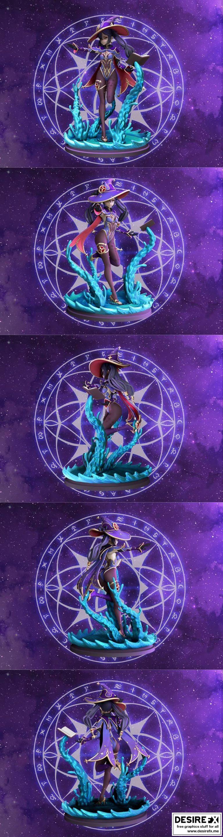 原神Mona v2 3D打印模型|Mona v2 – Genshin Impact