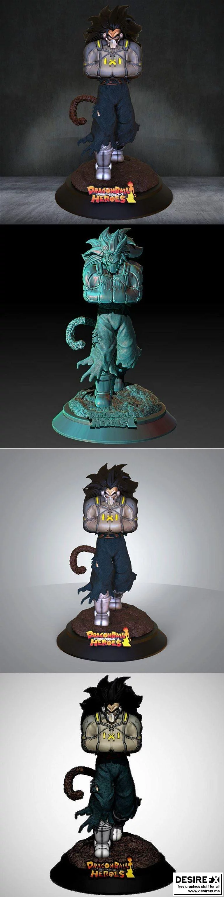 龙珠英雄2 丘布龙 3D打印模型|Cumber DragonBall Heroes 2