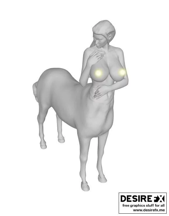 赛博女神3D打印模型|Centaur woman