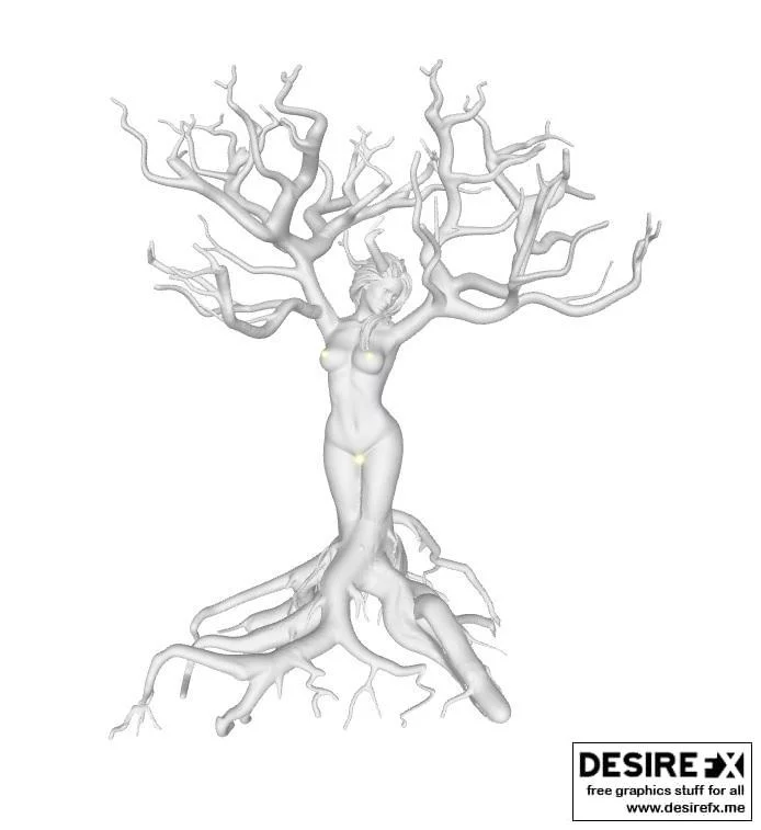 树之女 3D打印模型|Mujer arbol