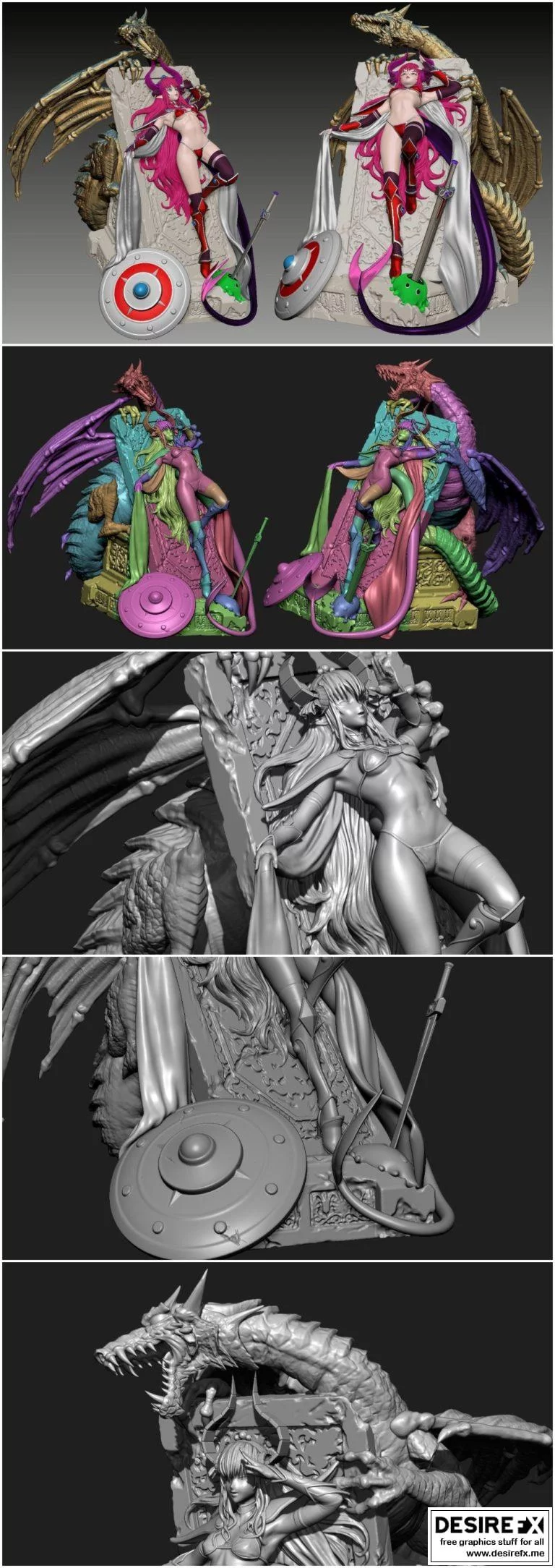 伊丽莎白·巴托里 3D打印模型|Elizabeth Bathory from Fate Grand Order