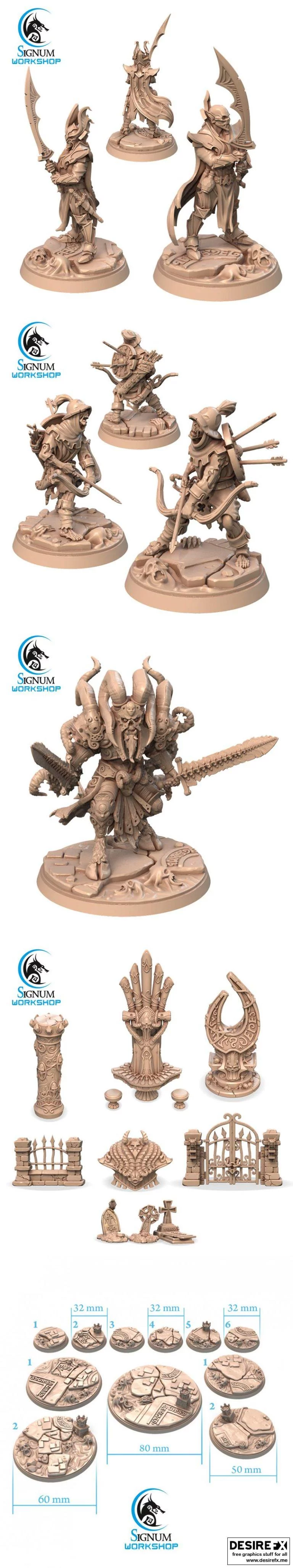 Signum Workshop 2021三月作品：《咒术回战》角色模型3D打印设计|Signum Workshop March 2021