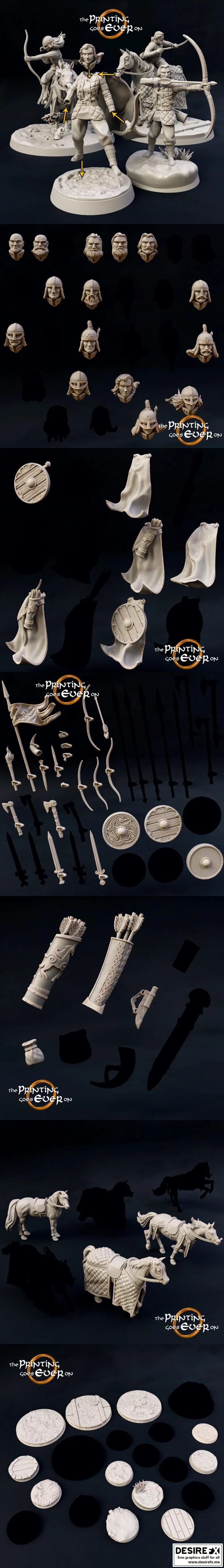 模块化骑乘弓箭手|Modular Ridermercia Archers