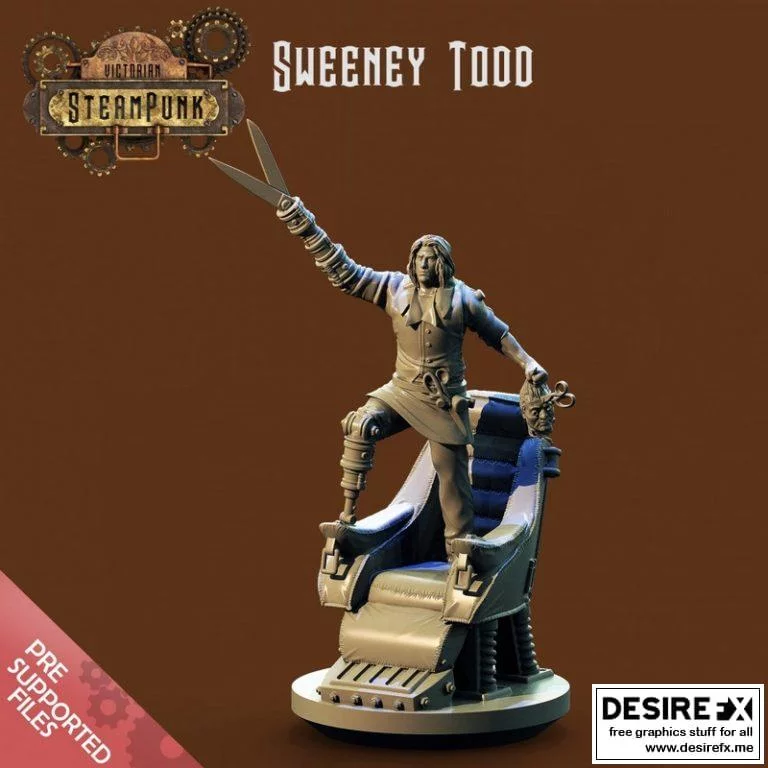 Sweeney Todd 3D打印模型|Sweeney Todd