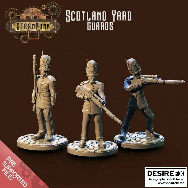 苏格兰 Yard 保卫者 3D打印模型|Scotland Yard Guards