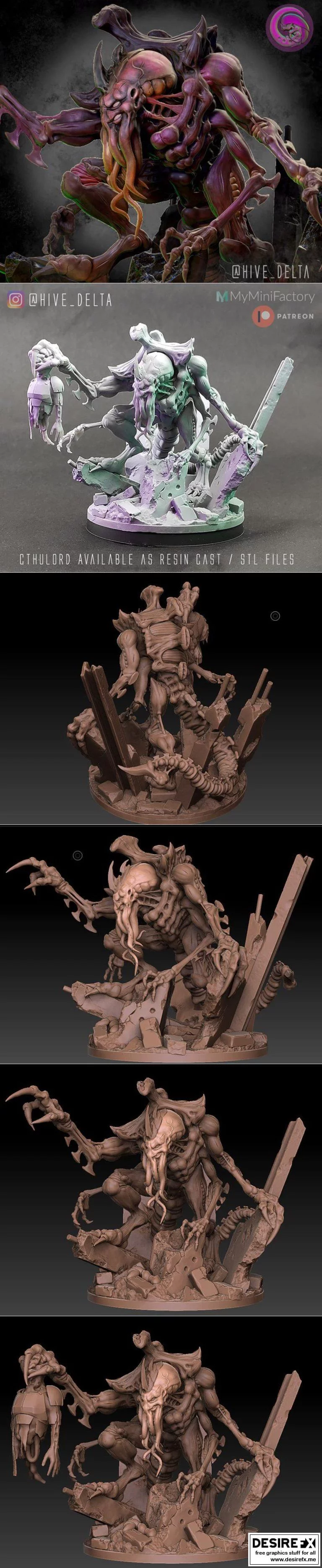 Cthulhorde-诡谲之眼-克苏鲁的呼唤3D模型|Cthulord