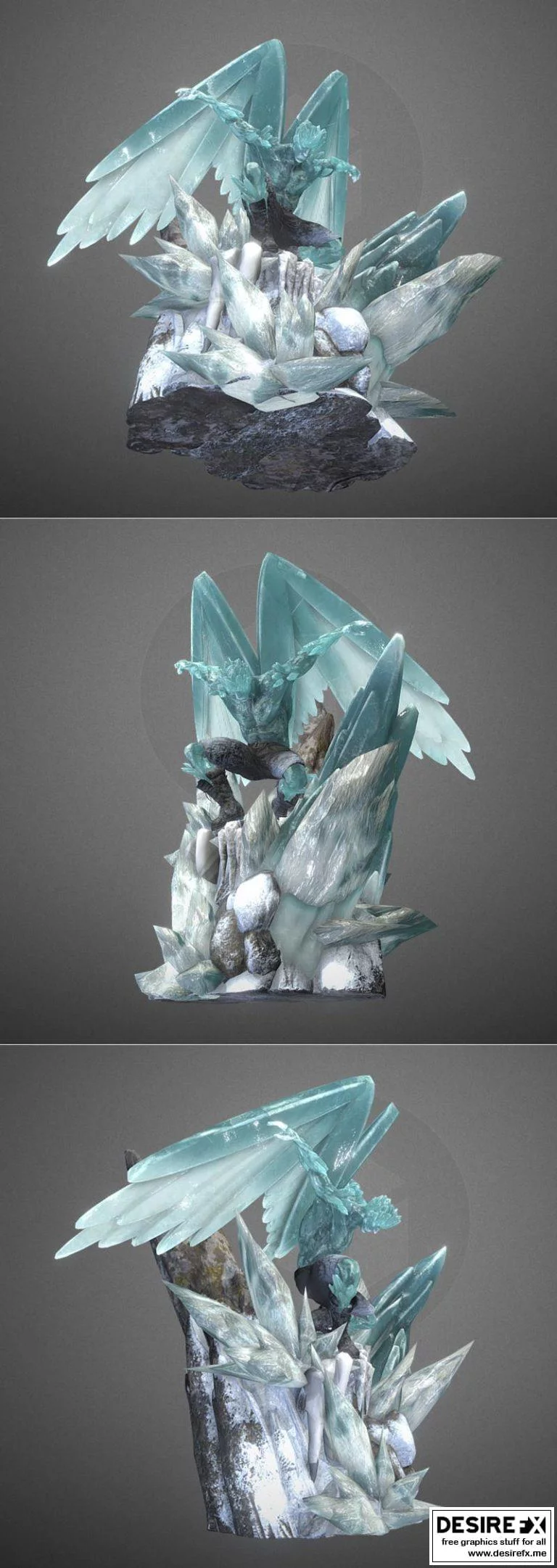 冰霜之巅：终极战士3D打印模型|IceMan Ultimate