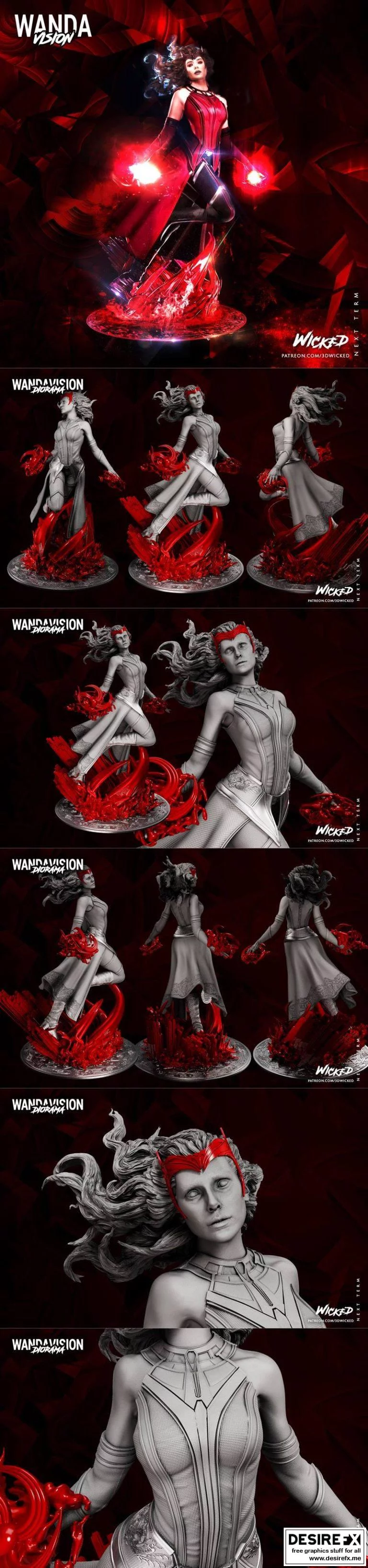 Wanda雕塑3D打印模型|Wicked – Wanda Sculpture