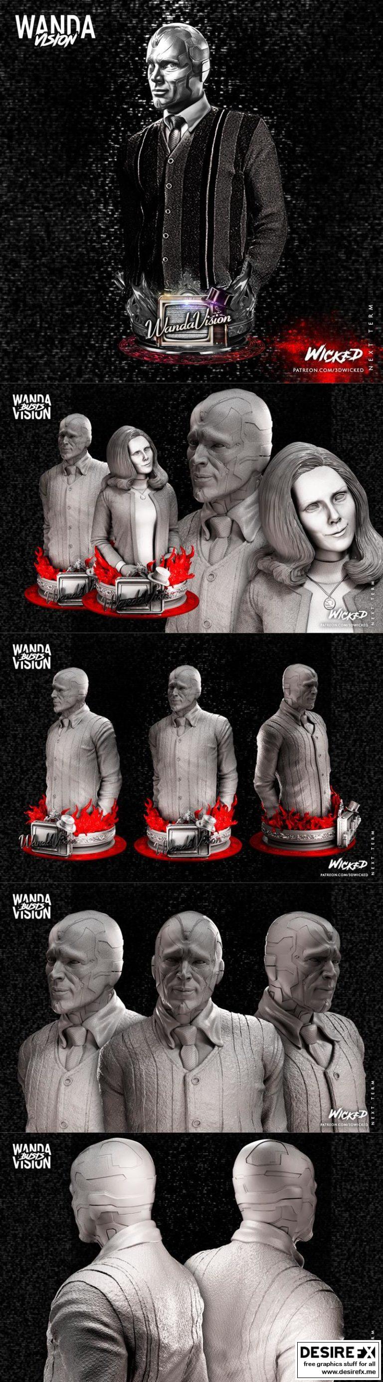 Wicked - 梦幻之眼 3D打印模型|Wicked – Vision Bust