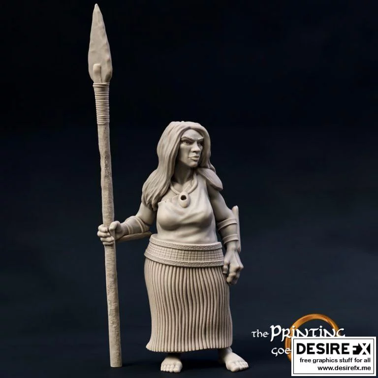 Woodwose Spearman – 3D打印模型|Woodwose Spearman – C