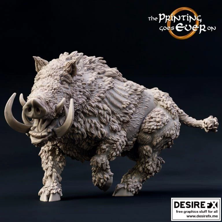 伟大猪妖：3D打印模型集萃|Great Boar