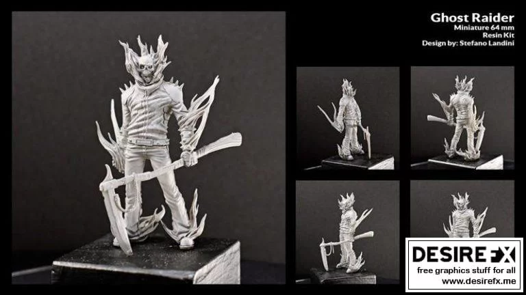 鬼影之刃 3D打印模型|Ghost Rider