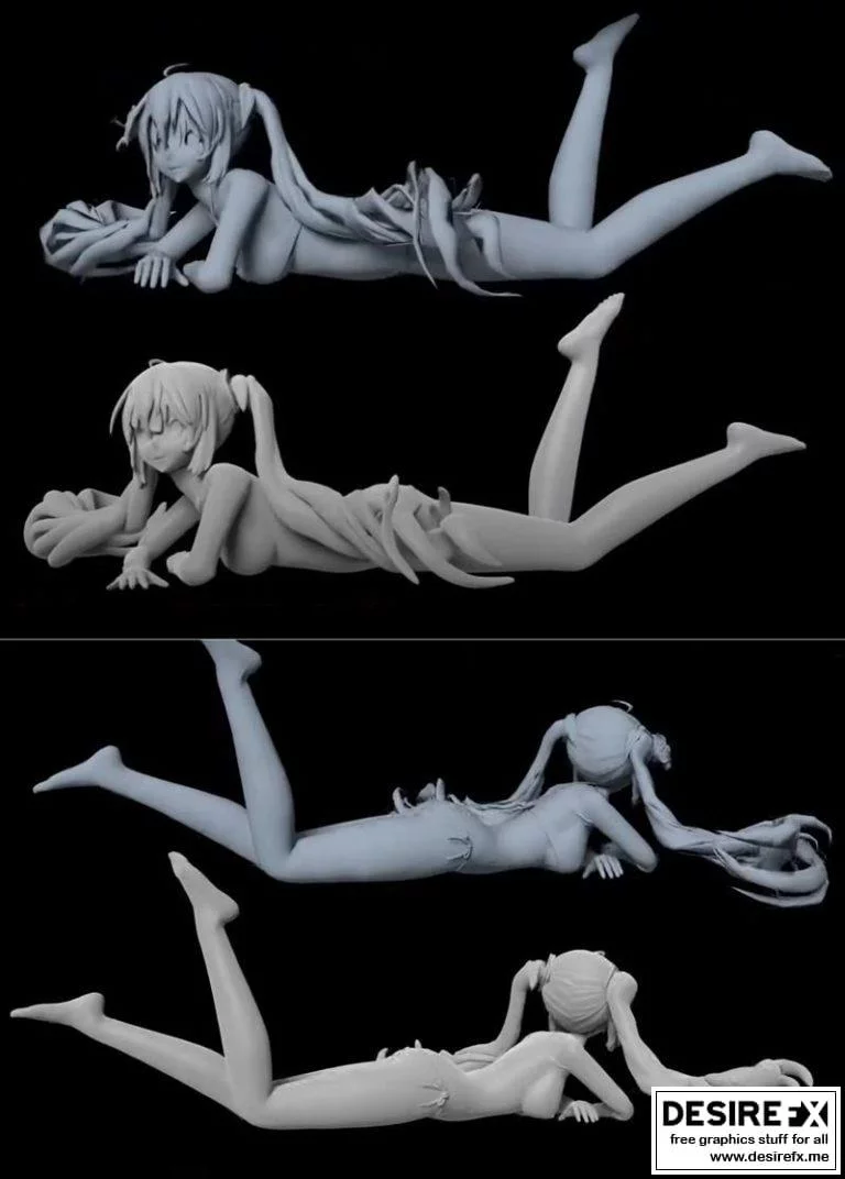 米米的夏日3D打印模型|Hatsune Miku – Bikini