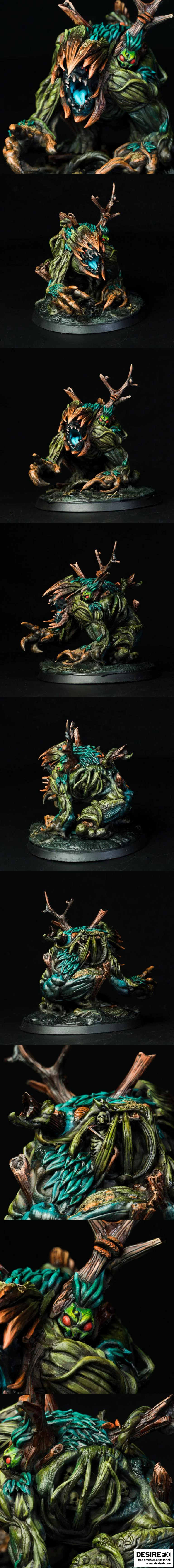 荒野之丘 3D打印模型|Shambling Mound